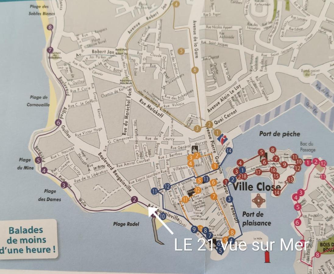 Le 21 Vue Sur Mer Concarneau Zewnętrze zdjęcie